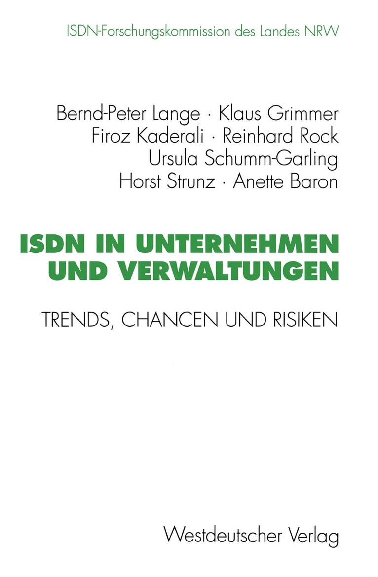 ISDN in Unternehmen und Verwaltungen 1