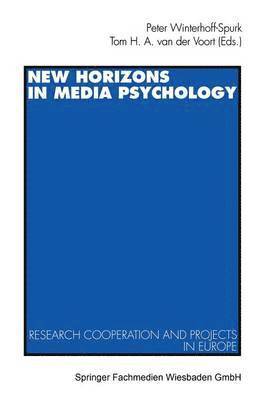 New Horizons in Media Psychology 1