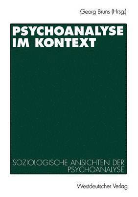 bokomslag Psychoanalyse im Kontext