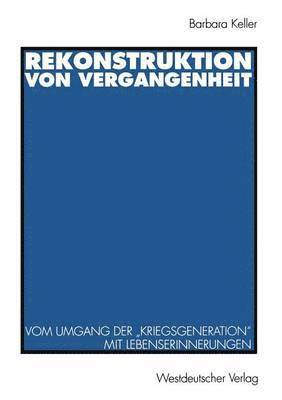 bokomslag Rekonstruktion von Vergangenheit