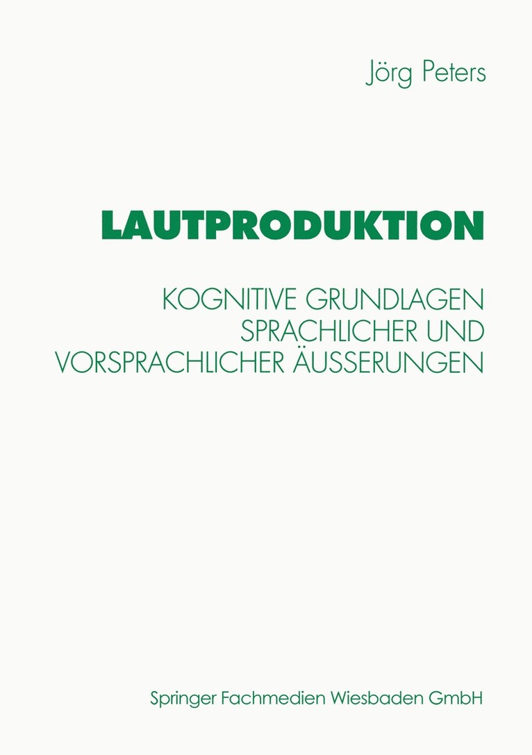 Lautproduktion 1