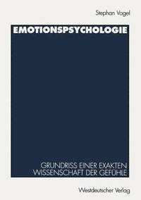 bokomslag Emotionspsychologie