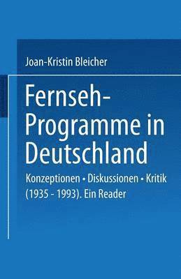 bokomslag Fernseh-Programme in Deutschland