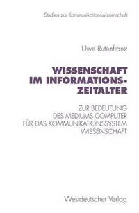 bokomslag Wissenschaft im Informationszeitalter