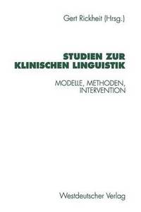 bokomslag Studien zur Klinischen Linguistik