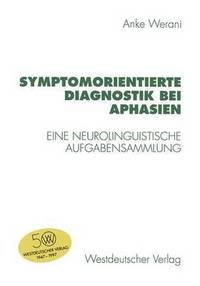 bokomslag Symptomorientierte Diagnostik bei Aphasien