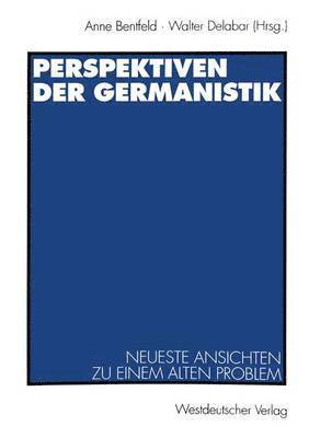 Perspektiven der Germanistik 1