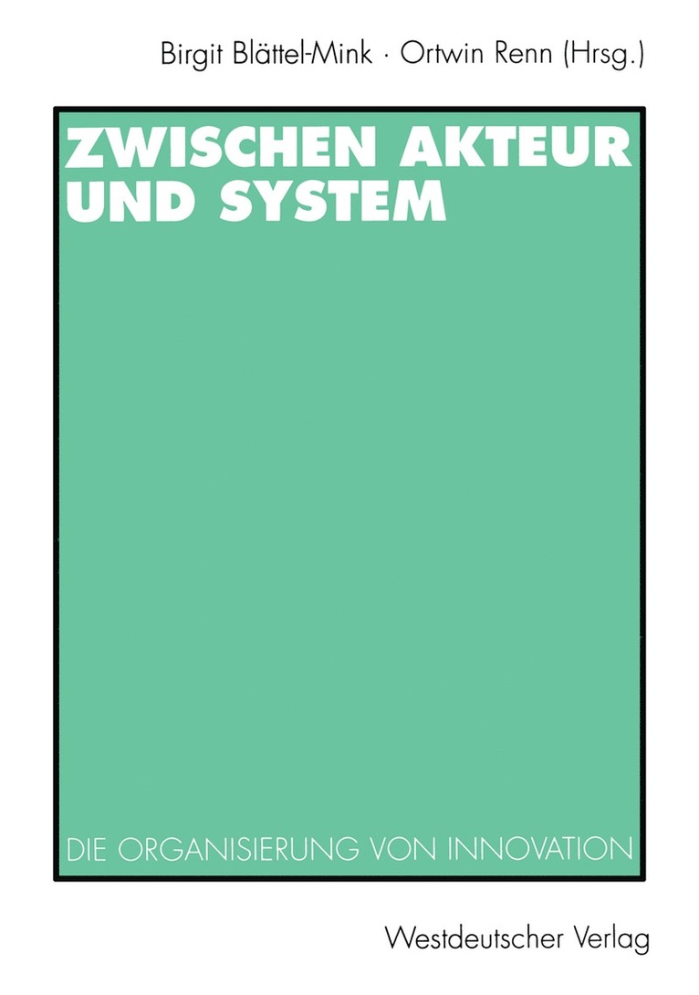 Zwischen Akteur und System 1