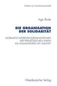 bokomslag Die Organisation der Solidaritt