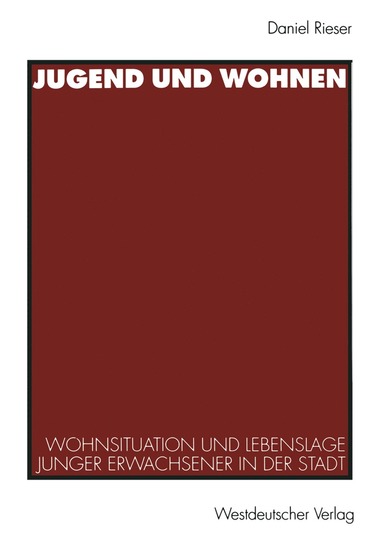 bokomslag Jugend und Wohnen