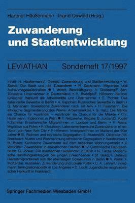 Zuwanderung und Stadtentwicklung 1