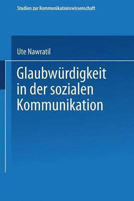 bokomslag Glaubwrdigkeit in der sozialen Kommunikation