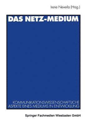 bokomslag Das Netz-Medium