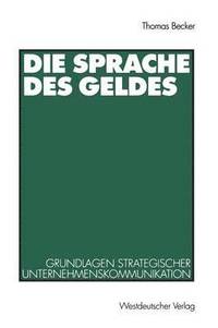 bokomslag Die Sprache des Geldes