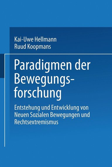 bokomslag Paradigmen der Bewegungsforschung