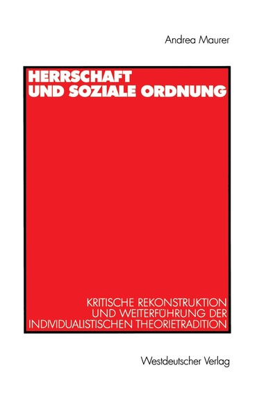 Andrea Maurer - Herrschaft und soziale Ordnung, Häftad