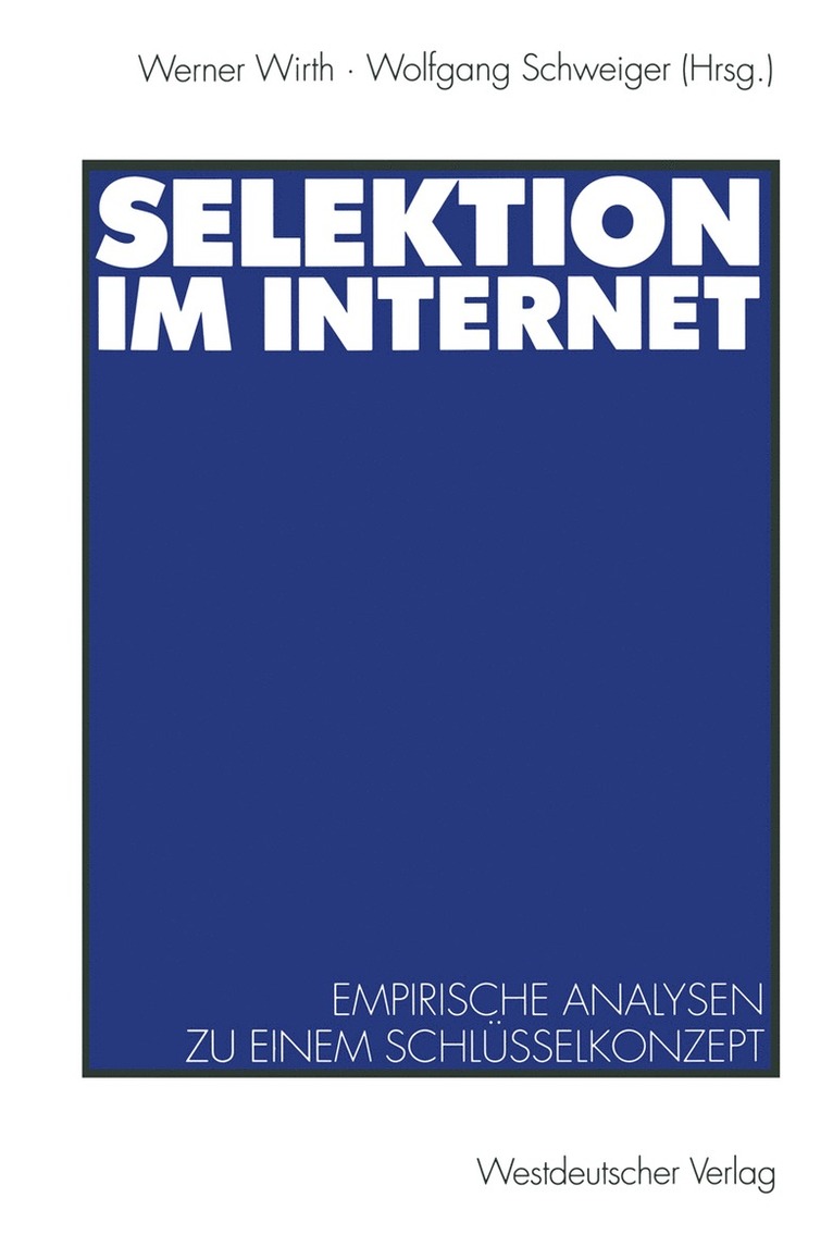 Selektion im Internet 1