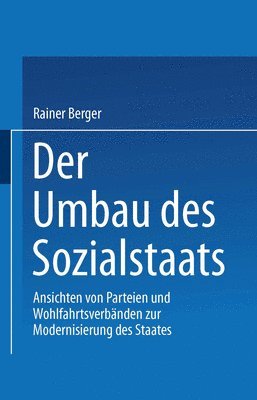 bokomslag Der Umbau des Sozialstaates