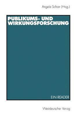 bokomslag Publikums- und Wirkungsforschung