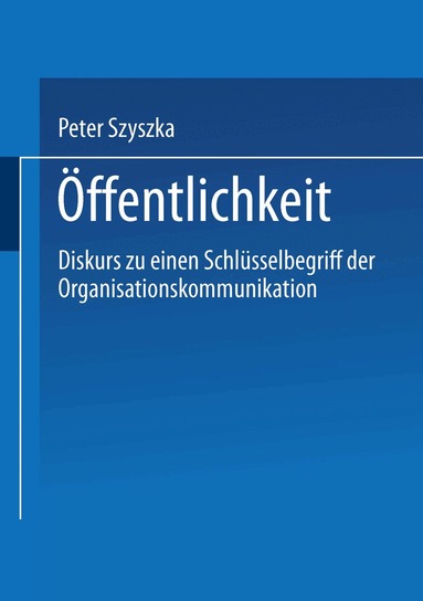 Peter Szyszka - Öffentlichkeit, Häftad
