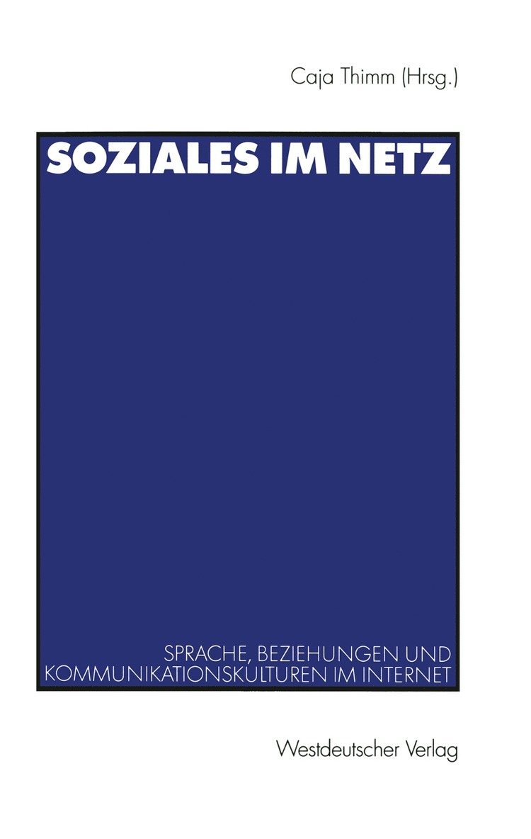 Caja Thimm - Soziales im Netz, Häftad