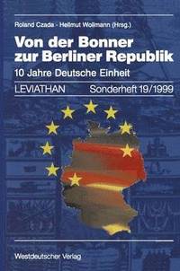 bokomslag Von der Bonner zur Berliner Republik