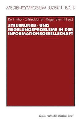 bokomslag Steuerungs- und Regelungsprobleme in der Informationsgesellschaft