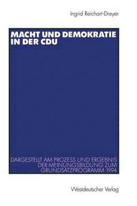 bokomslag Macht und Demokratie in der CDU