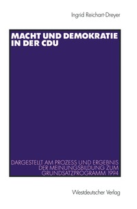 bokomslag Macht und Demokratie in der CDU