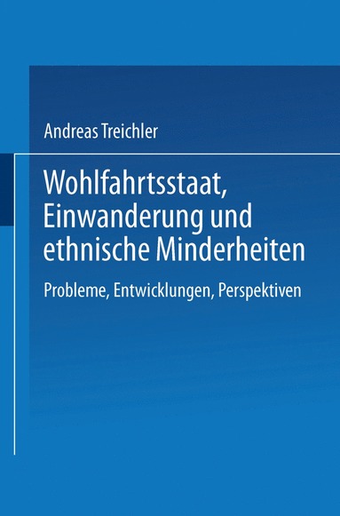 bokomslag Wohlfahrtsstaat, Einwanderung und ethnische Minderheiten