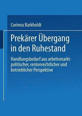 bokomslag Prekärer Übergang in den Ruhestand