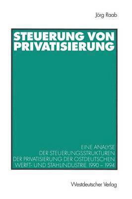 bokomslag Steuerung von Privatisierung