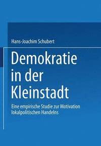 bokomslag Demokratie in der Kleinstadt