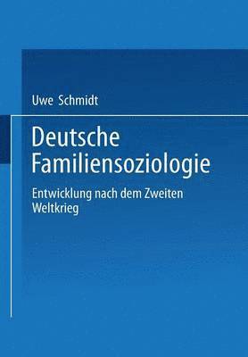 bokomslag Deutsche Familiensoziologie