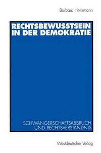 bokomslag Rechtsbewusstsein in der Demokratie