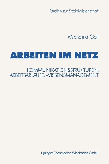 bokomslag Arbeiten im Netz