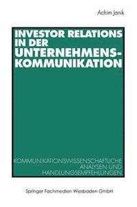 bokomslag Investor Relations in der Unternehmenskommunikation