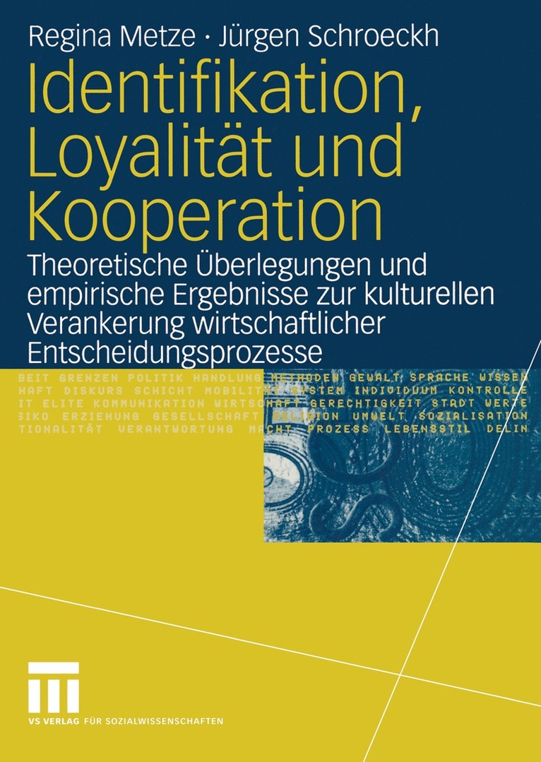 Regina Metze, Jürgen Schroeckh, Regina Metze, Jürgen Schroeckh - Identifikation, Loyalität und Kooperation, Häftad