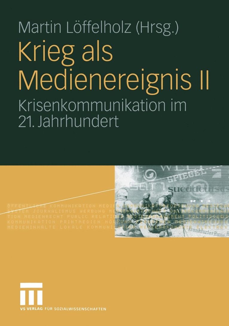 Martin Löffelholz, Martin L. Ffelholz, Martin Loffelholz, Thomas Hanitzsch - Krieg als Medienereignis II, Häftad