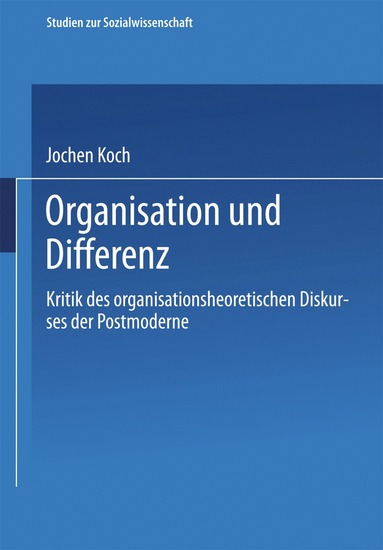 bokomslag Organisation und Differenz