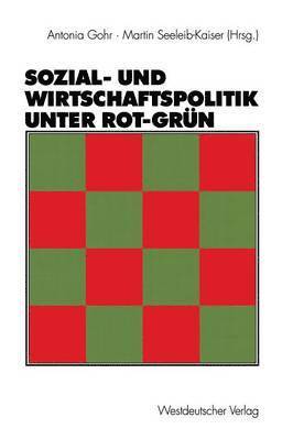 Antonia Gohr, Martin Seeleib-Kaiser - Sozial- und Wirtschaftspolitik unter Rot-Grün, Häftad