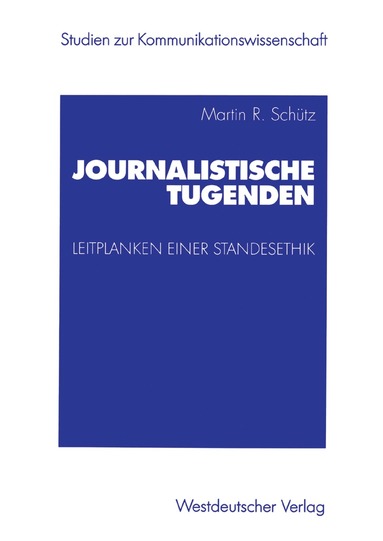 bokomslag Journalistische Tugenden