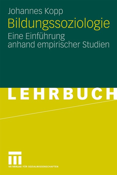 Johannes Kopp - Bildungssoziologie, Häftad