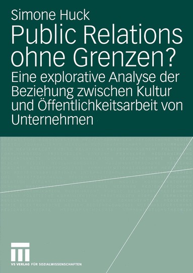 Simone Huck - Public Relations ohne Grenzen?, Häftad