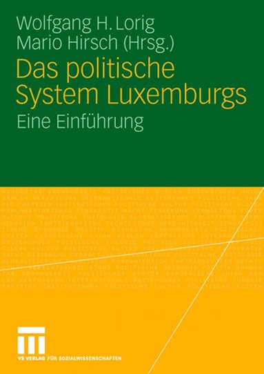 bokomslag Das politische System Luxemburgs