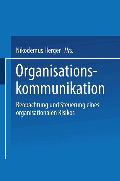 Nikodemus Herger - Organisationskommunikation, Häftad