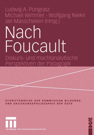 Ludwig Pongratz, Michael Wimmer, Wolfgang Nieke, Jan Masschelein - Nach Foucault, Häftad