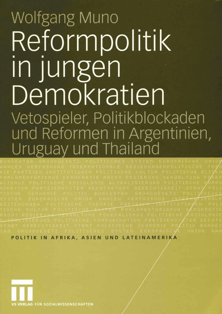 Wolfgang Muno - Reformpolitik in jungen Demokratien, Häftad