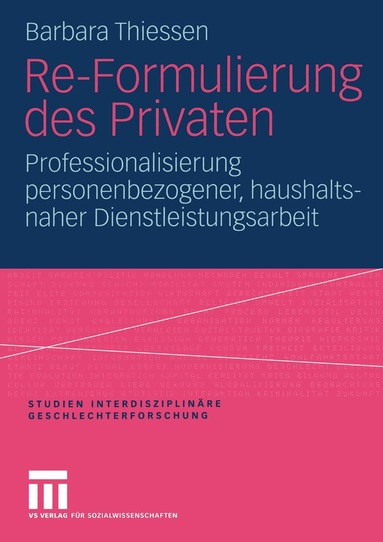 Barbara Thiessen - Re-Formulierung des Privaten, Häftad