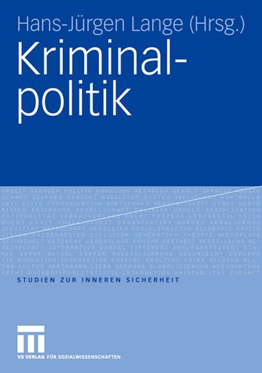 bokomslag Kriminalpolitik